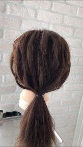 髪の上手な引き出し方の画像