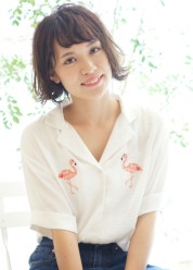 ヌケ感がかわいいヘルシーボブ