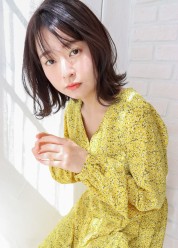 シースルーバングくびれミディ