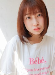 ナチュラルストレートミディ